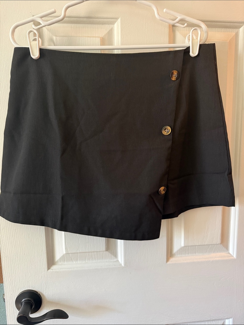 Women's Button-Front Mini Skirt